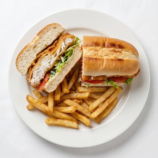 Fish Sandwich Dressed Hoagie.