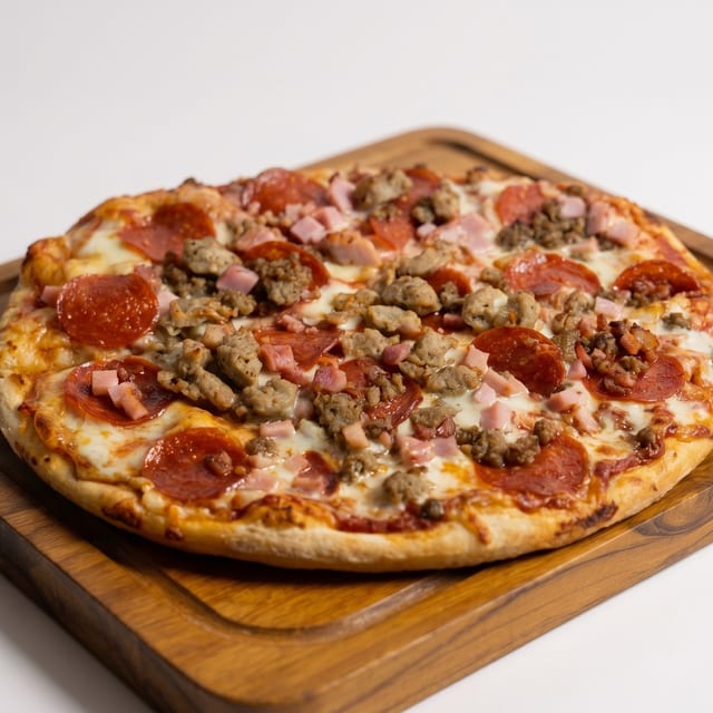Carnivore Pizza.