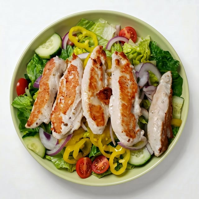 Caesar Salad with Chicken.